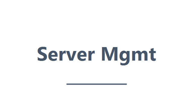 Server Management license logo